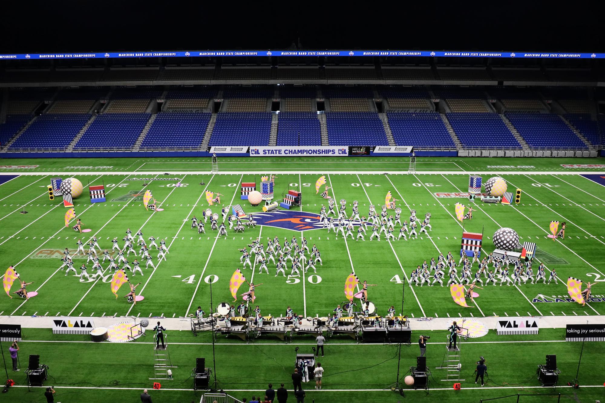 PHOTO BY CARYN PACELLI The Dripping Springs High School Tiger Band takes the...
