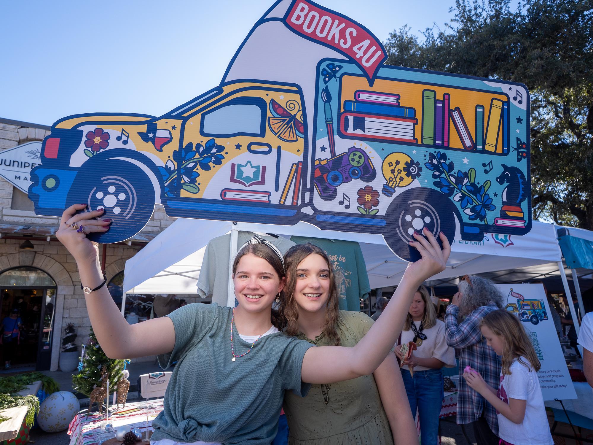 PHOTO BY DAVE WILSON Dripping Springs Community Library spreads the word abou...